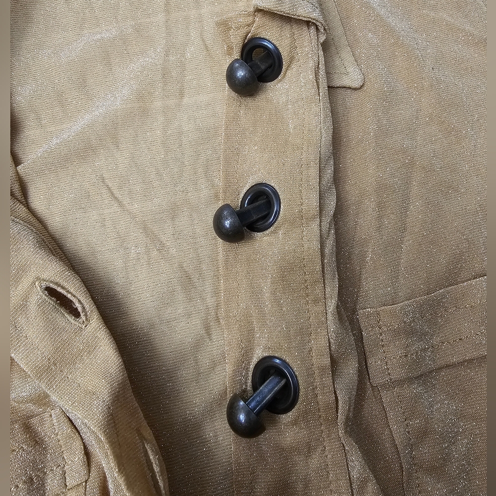 FORNARINA METALLIC GOLD TOP - Picture 4 of 9